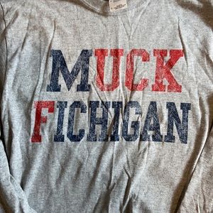 NWOT Muck Fichigan Ohio State Shirt
